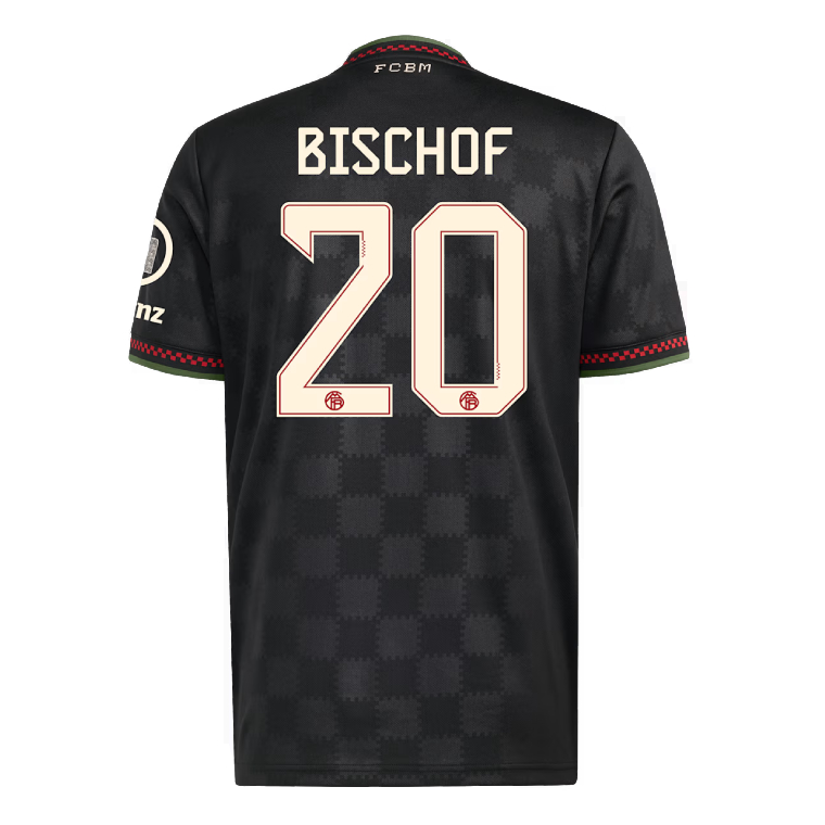 Bayern Munich Champions League BISCHOF 20 Jersey 25-26