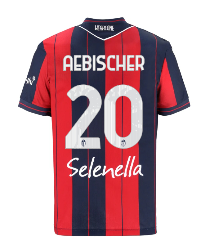Bologna Home AEBISCHER 20 Jersey 25-26