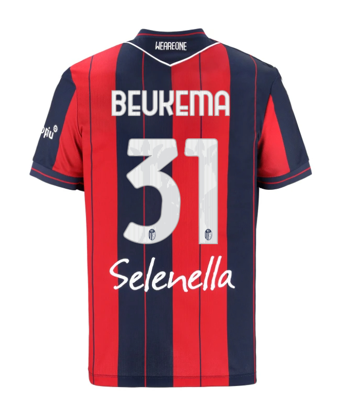 Bologna Home BEUKEMA 31 Jersey 25-26