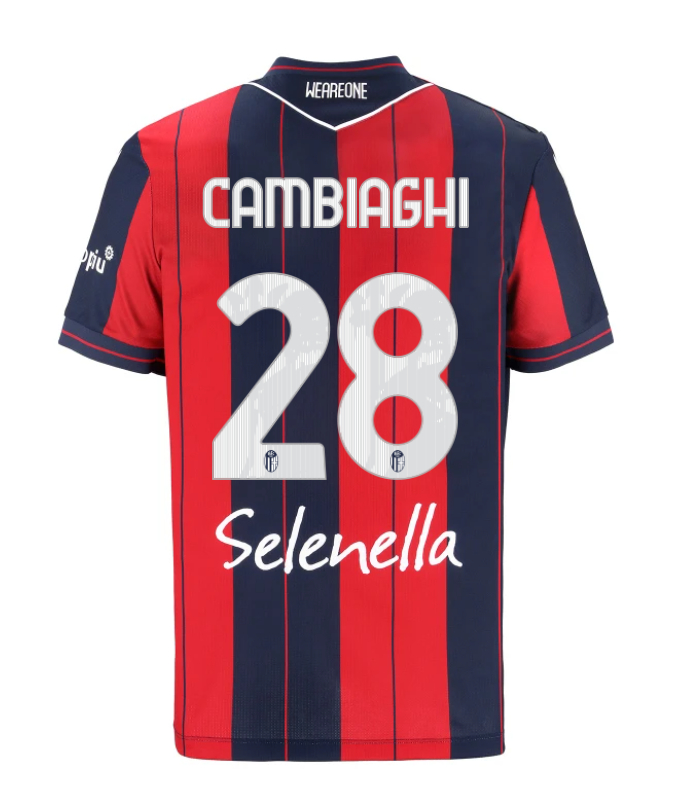 Bologna Home CAMBIAGHI 28 Jersey 25-26