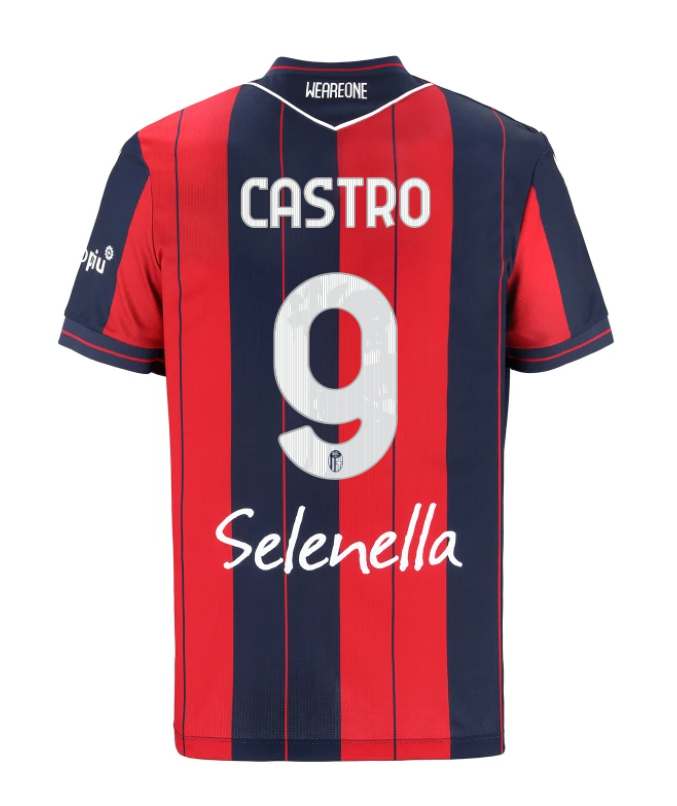 Bologna Home CASTRO 9 Jersey 25-26