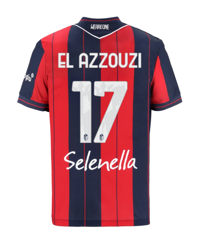 Bologna Home EL AZZOUZI 17 Jersey 25-26