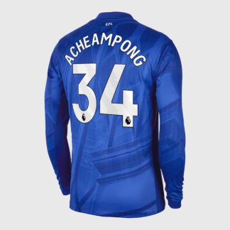 Chelsea Home Long Sleeve ACHEAMPONG 34 Jersey 25-26