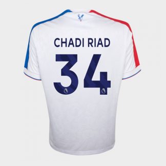 Crystal Palace Third CHADI RIAD 34 Eagle White Jersey 25-26