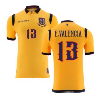 Ecuador Home E. Valencia 13 Jersey 25-26