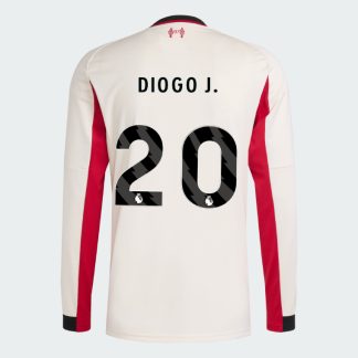 Liverpool Away Long Sleeve DIOGO J. 20 Jersey 25-26