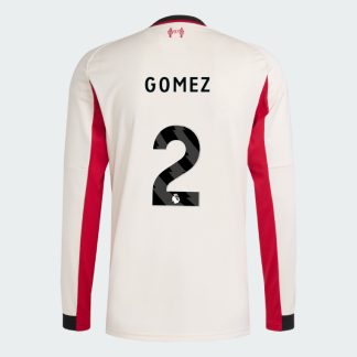 Liverpool Away Long Sleeve GOMEZ 2 Jersey 25-26