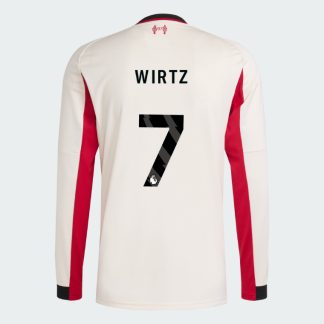 Liverpool Away Long Sleeve WIRTZ 7 Jersey 25-26