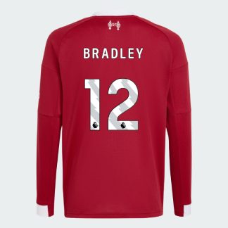 Liverpool Home Long Sleeve BRADLEY 12 Jersey 25-26