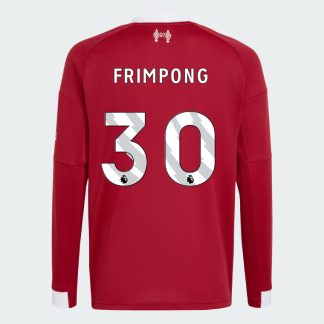 Liverpool Home Long Sleeve FRIMPONG 30 Jersey 25-26