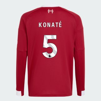 Liverpool Home Long Sleeve KONATÉ 5 Jersey 25-26