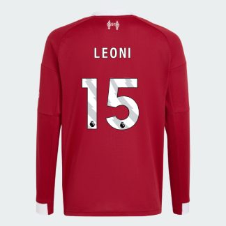 Liverpool Home Long Sleeve LEONI 15 Jersey 25-26