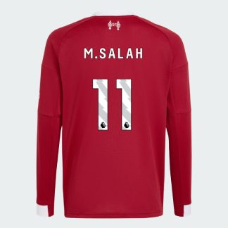 Liverpool Home Long Sleeve M.SALAH 11 Jersey 25-26