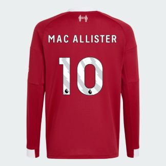 Liverpool Home Long Sleeve MAC ALLISTER 10 Jersey 25-26