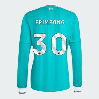 Liverpool Third Long Sleeve FRIMPONG 30 Jersey 25-26