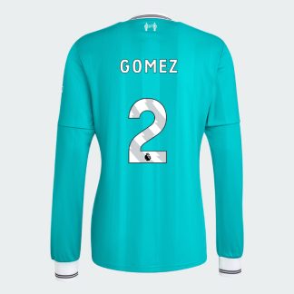 Liverpool Third Long Sleeve GOMEZ 2 Jersey 25-26