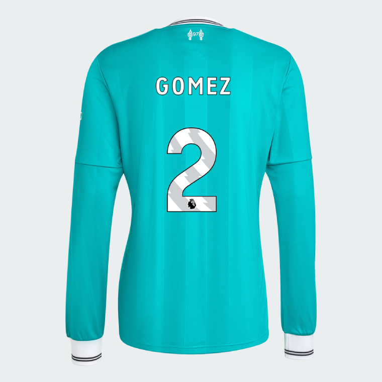 Liverpool Third Long Sleeve GOMEZ 2 Jersey 25-26