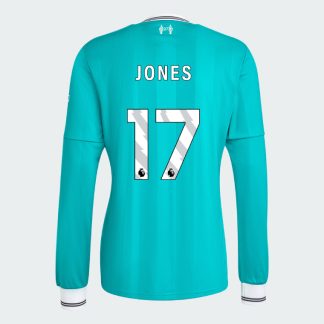 Liverpool Third Long Sleeve JONES 17 Jersey 25-26