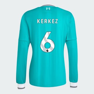 Liverpool Third Long Sleeve KERKEZ 6 Jersey 25-26