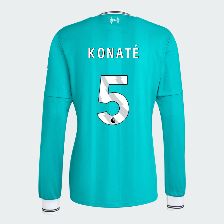Liverpool Third Long Sleeve KONATÉ 5 Jersey 25-26