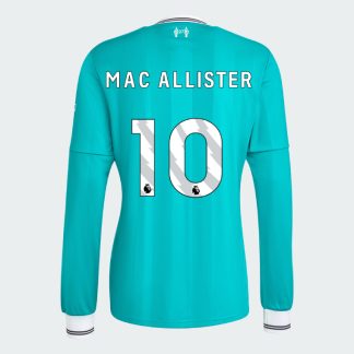 Liverpool Third Long Sleeve MAC ALLISTER 10 Jersey 25-26