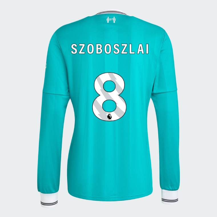 Liverpool Third Long Sleeve SZOBOSZLAI 8 Jersey 25-26
