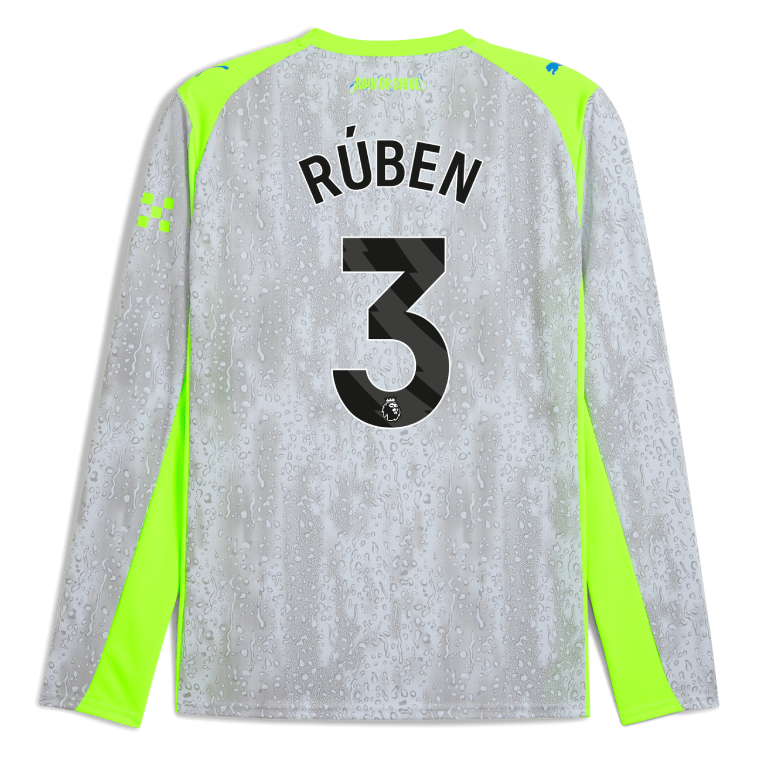 Manchester City Third Long Sleeve RÚBEN 3 Jersey 25-26