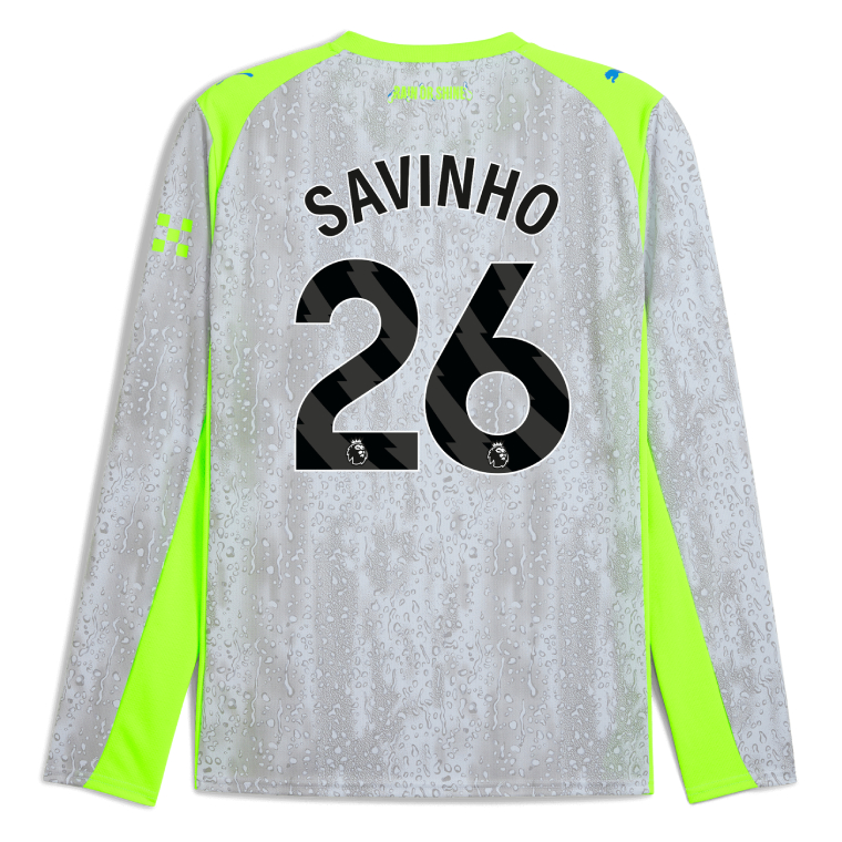 Manchester City Third Long Sleeve SAVINHO 26 Jersey 25-26