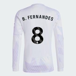 Manchester United Away Long Sleeve B. FERNANDES 8 Jersey 25-26