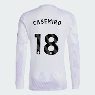 Manchester United Away Long Sleeve CASEMIRO 18 Jersey 25-26