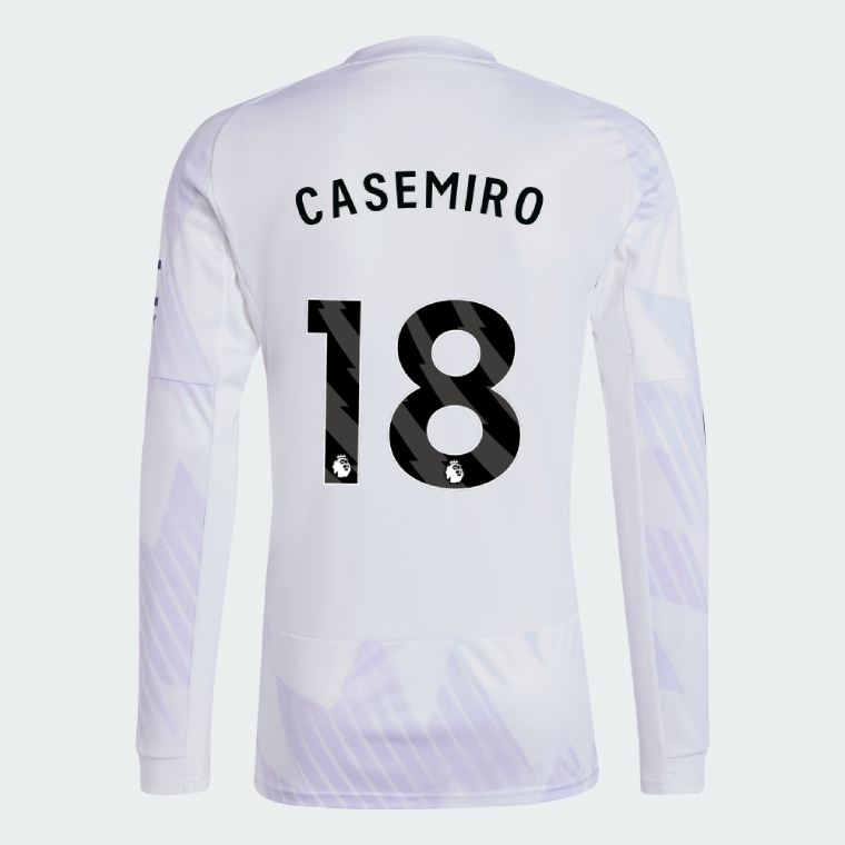 Manchester United Away Long Sleeve CASEMIRO 18 Jersey 25-26