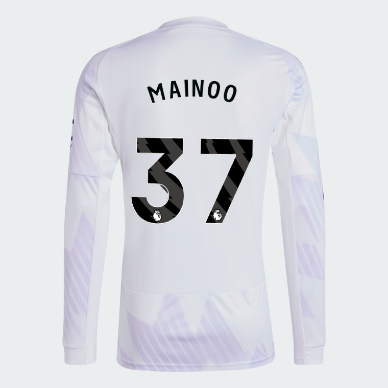 Manchester United Away Long Sleeve MAINOO 37 Jersey 25-26