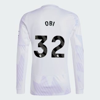 Manchester United Away Long Sleeve OBI 32 Jersey 25-26