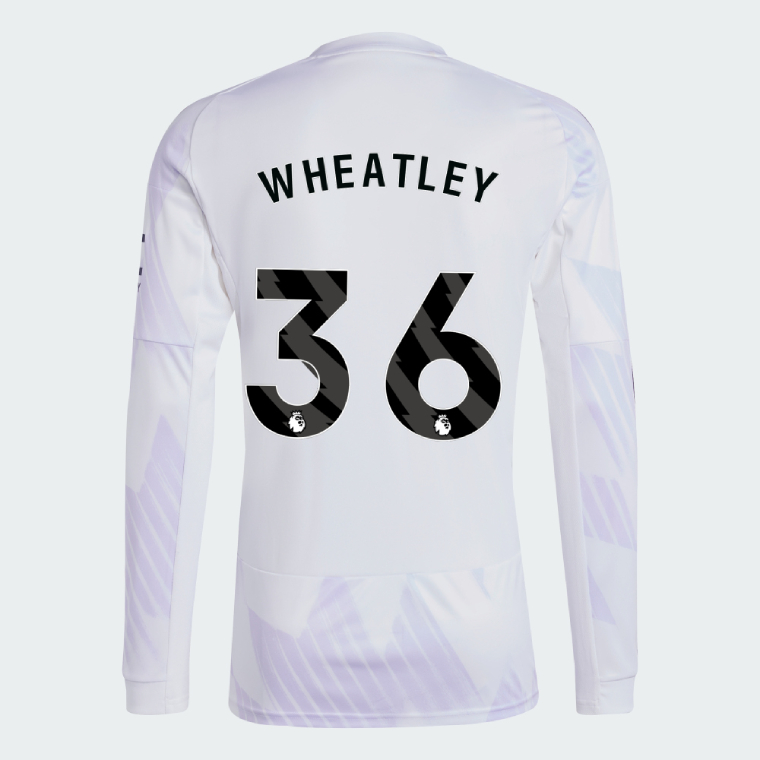 Manchester United Away Long Sleeve WHEATLEY 36 Jersey 25-26