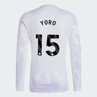 Manchester United Away Long Sleeve YORO 15 Jersey 25-26