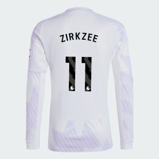 Manchester United Away Long Sleeve ZIRKZEE 11 Jersey 25-26