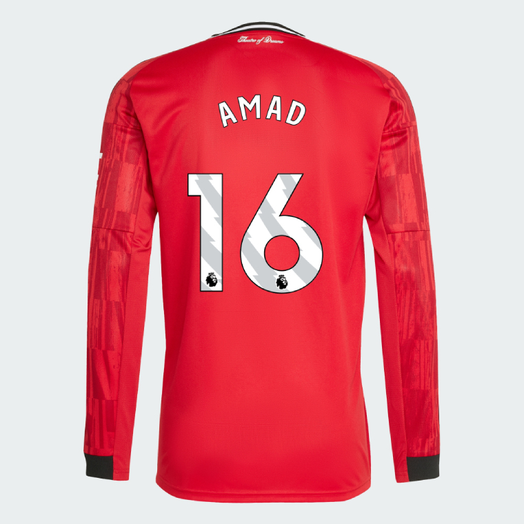 Manchester United Home Long Sleeve AMAD 16 Jersey 25-26