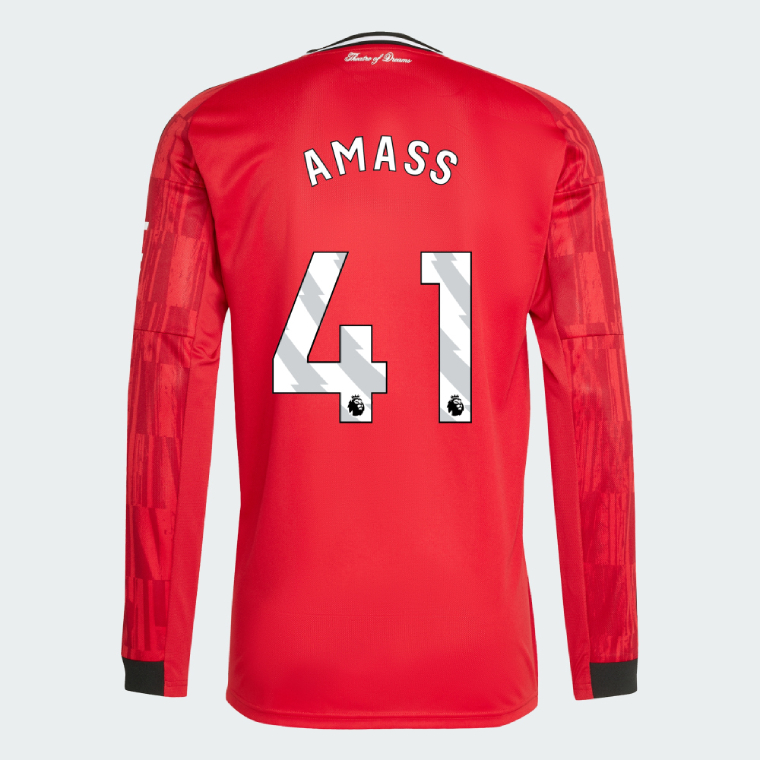Manchester United Home Long Sleeve AMASS 41 Jersey 25-26