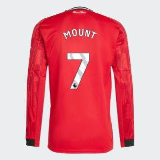 Manchester United Home Long Sleeve MOUNT 7 Jersey 25-26