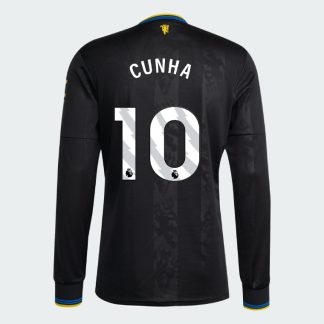 Manchester United Third Long Sleeve CUNHA 10 Jersey 25-26