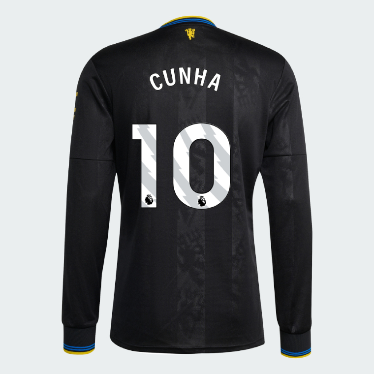 Manchester United Third Long Sleeve CUNHA 10 Jersey 25-26