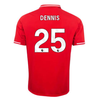 Nottingham Forest Home DENNIS 25 Jersey 25-26