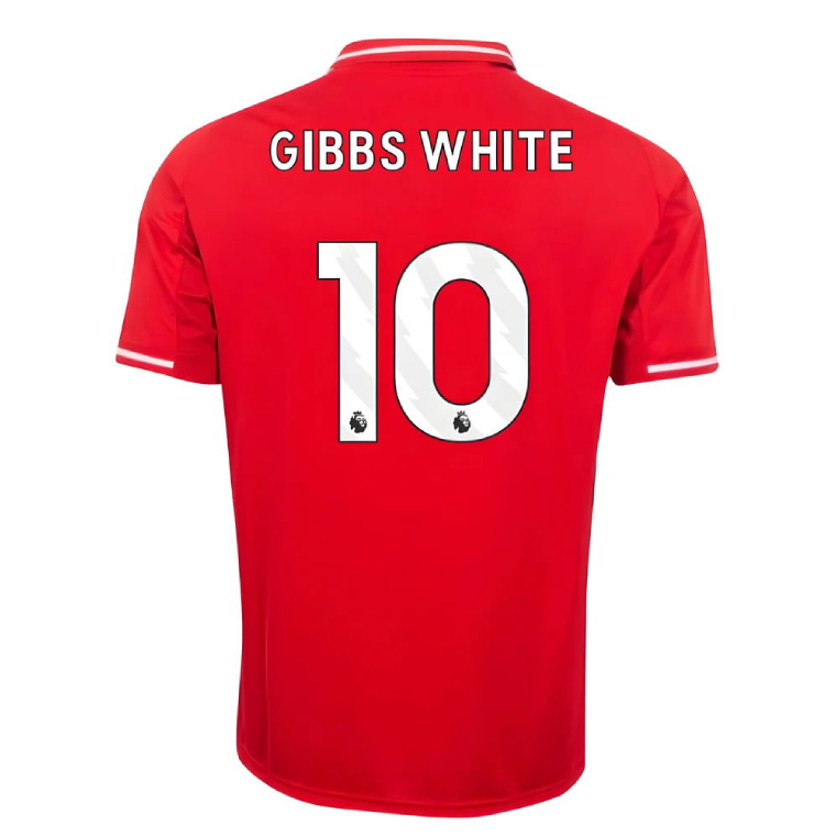 Nottingham Forest Home GIBBS WHITE 10 Jersey 25-26