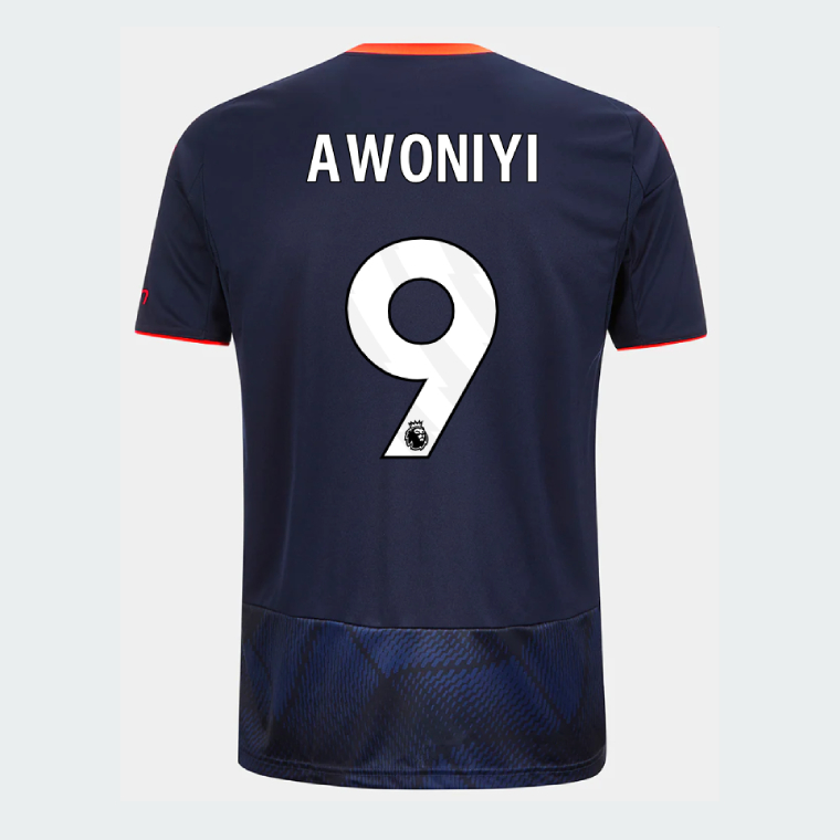 Nottingham Forest Third AWONIYI 9 Third Jersey 25-26