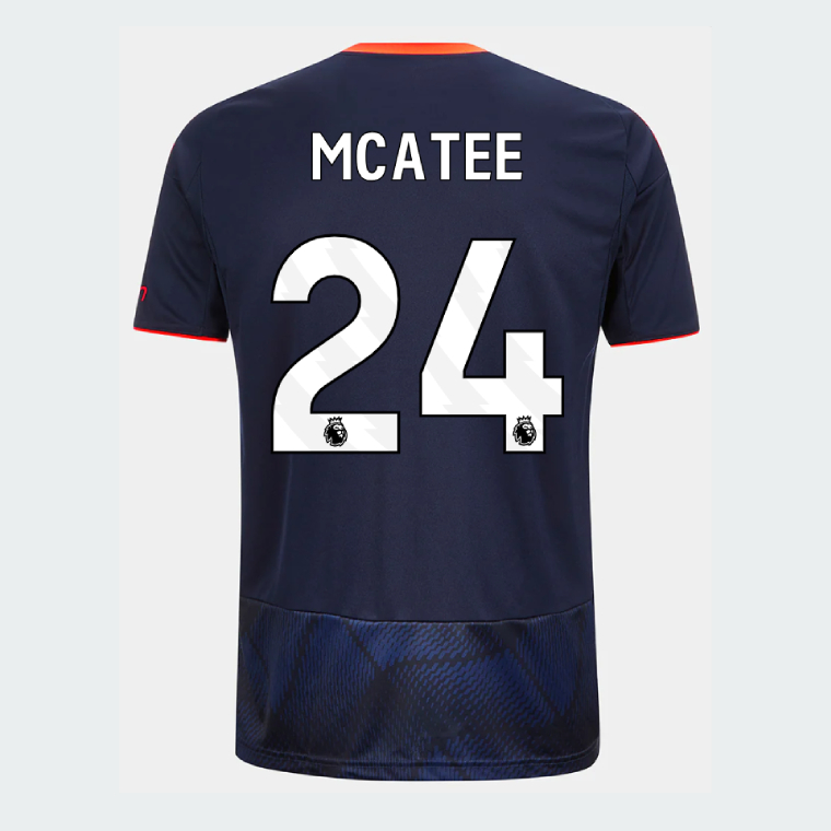 Nottingham Forest Third MCATEE 24 Third Jersey 25-26