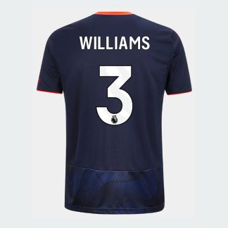 Nottingham Forest Third WILLIAMS 3 Third Jersey 25-26