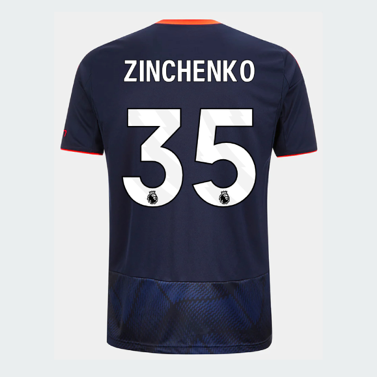 Nottingham Forest Third ZINCHENKO 35 Third Jersey 25-26