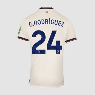 West Ham United Away G.RODRÍGUEZ 24 Jersey 25-26