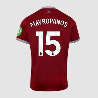 West Ham United Home MAVROPANOS 15 Jersey 25-26