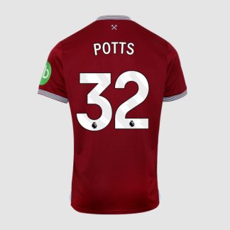 West Ham United Home POTTS 32 Jersey 25-26